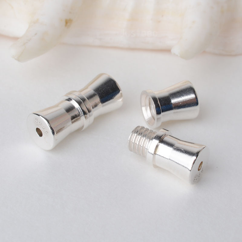 Jewelry Making Thread - Solid 925 Sterling Silver Thread clasp