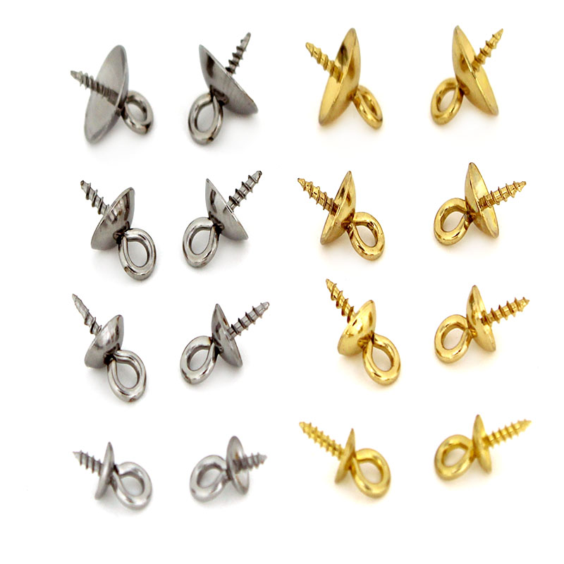 Jewelry Making Basics - 20Pcs Stainless Steel Clasps Hook Screw