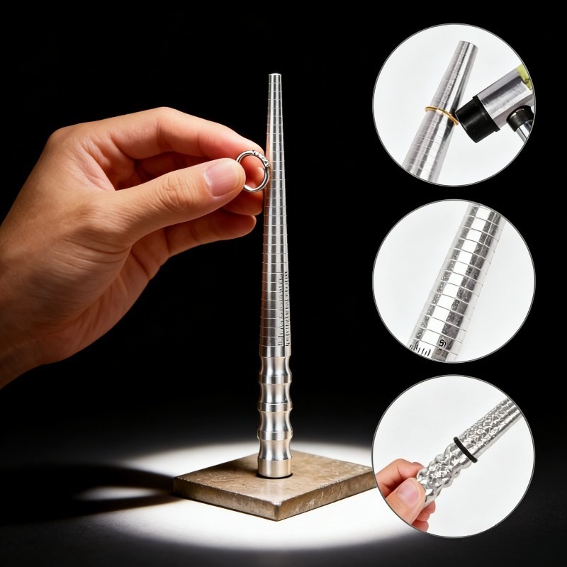 Jewelry Making Hammer - Professional Ring Sizing Mandrel With US