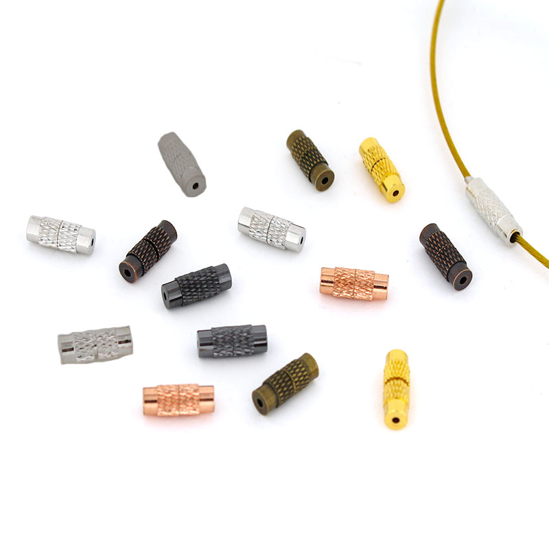 Jewelry Making Thread - 20Pcs Brass Screw Thread Fasteners Clasp