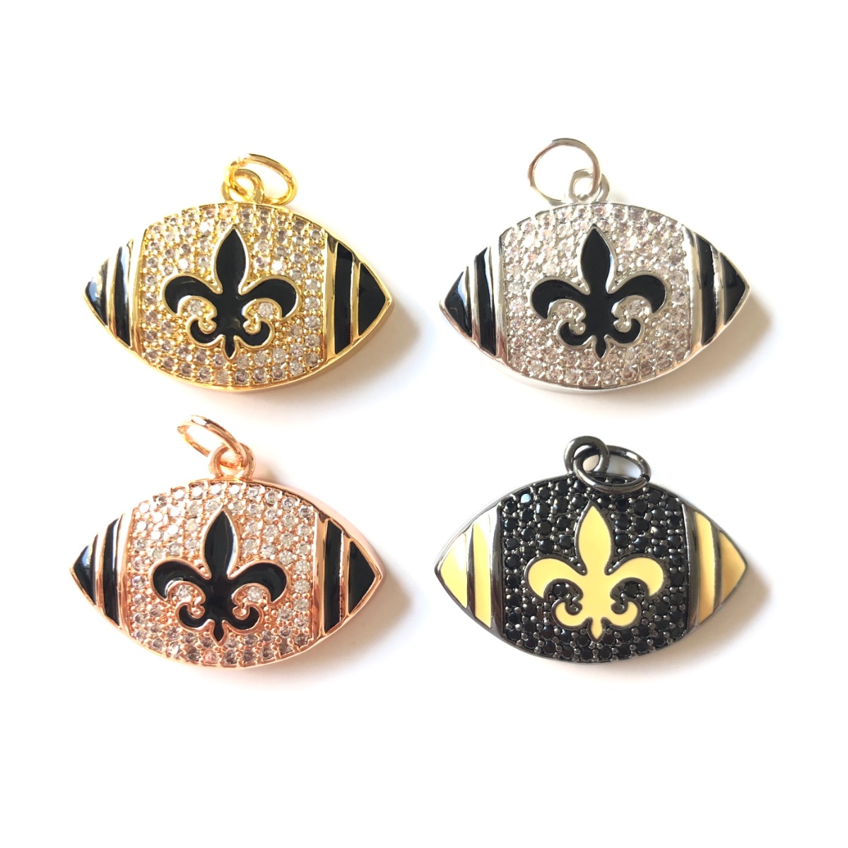 5pcs Fleur De Lis New Orleans  - Jewelry Making New Orleans 评论和价格