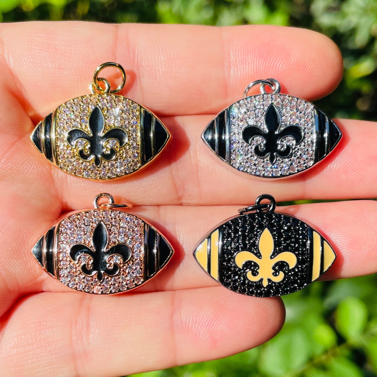 5pcs Fleur De Lis New Orleans  - Jewelry Making New Orleans 评论和价格