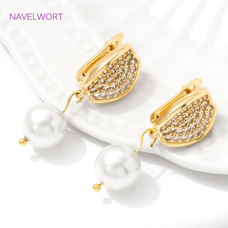 18K Gold Plated Brass Earwires - Jewelry Making Items 评论和价格