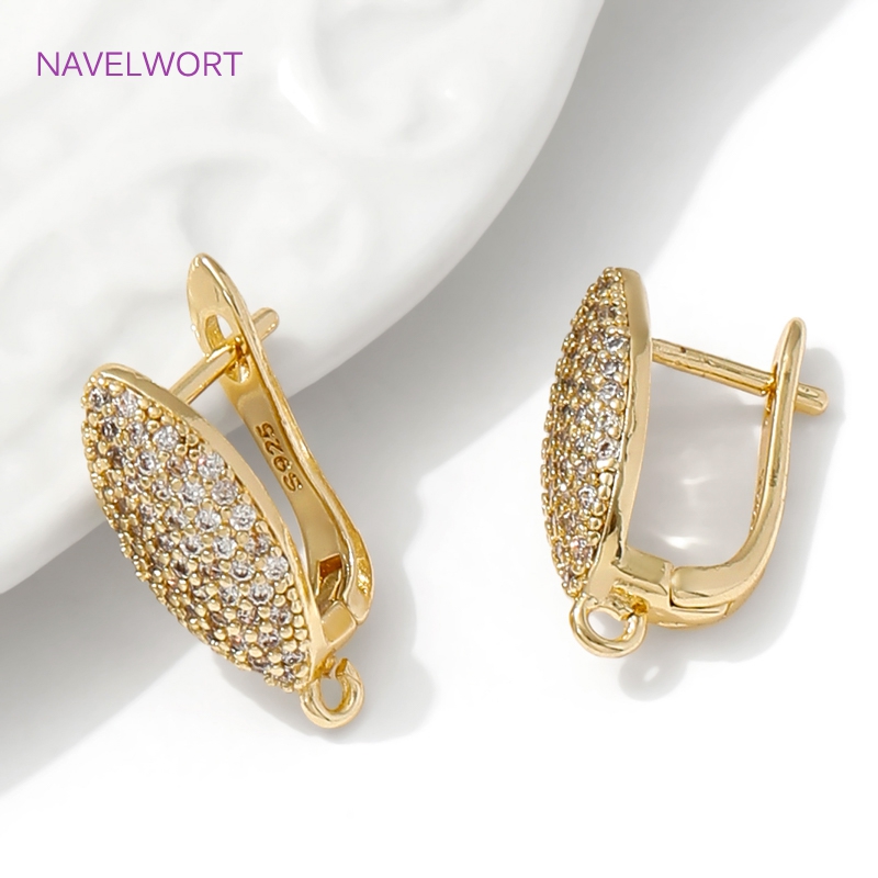 18K Gold Plated Brass Earwires - Jewelry Making Items 评论和价格
