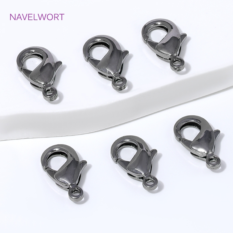 Black Plated Brass 12mm Lobste - Jewelry Making Items 评论和价格