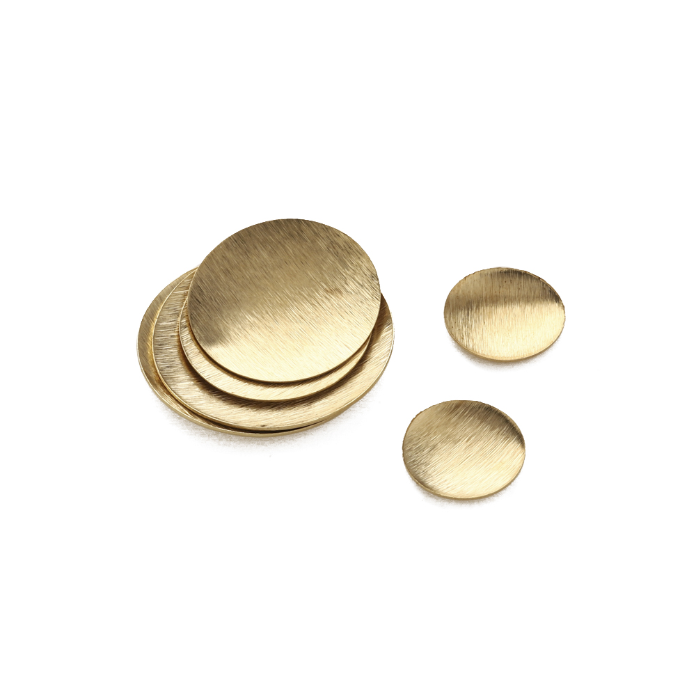Raw Brass Brushed Round Convex - Jewelry Making Hammer 评论和价格