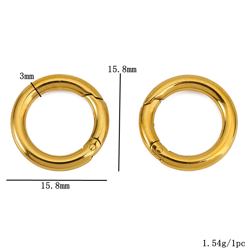 2pcs Stainless Steel Clasps He - Jewelry Making Basics 评论和价格