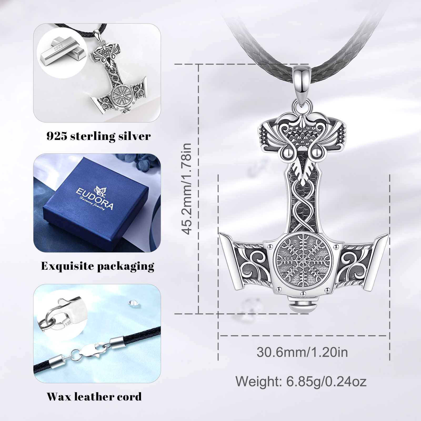 Eudora 925 Sterling Silver Nor - Jewelry Making Hammer 评论和价格