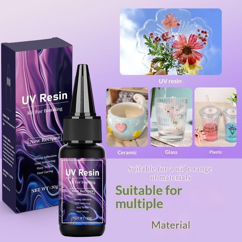 20g/30g/50g UV Epoxy Resin Glu - Jewelry Making Light 评论和价格