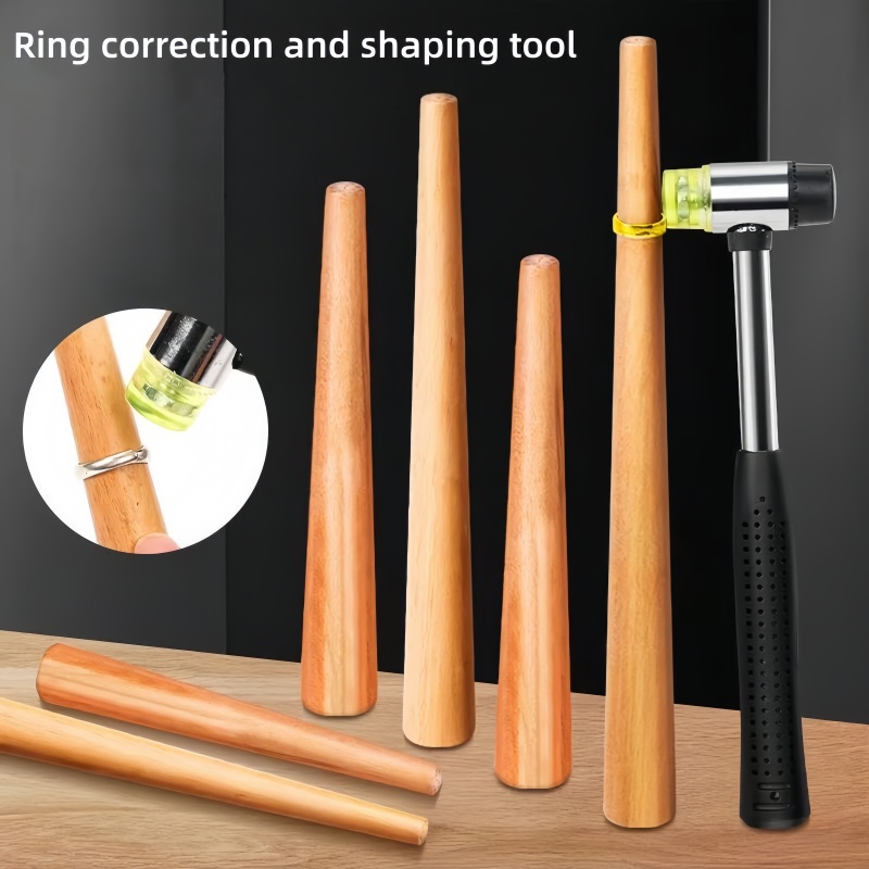 Wooden Ring Sizing Mandrel - J - Jewelry Making Hammer 评论和价格