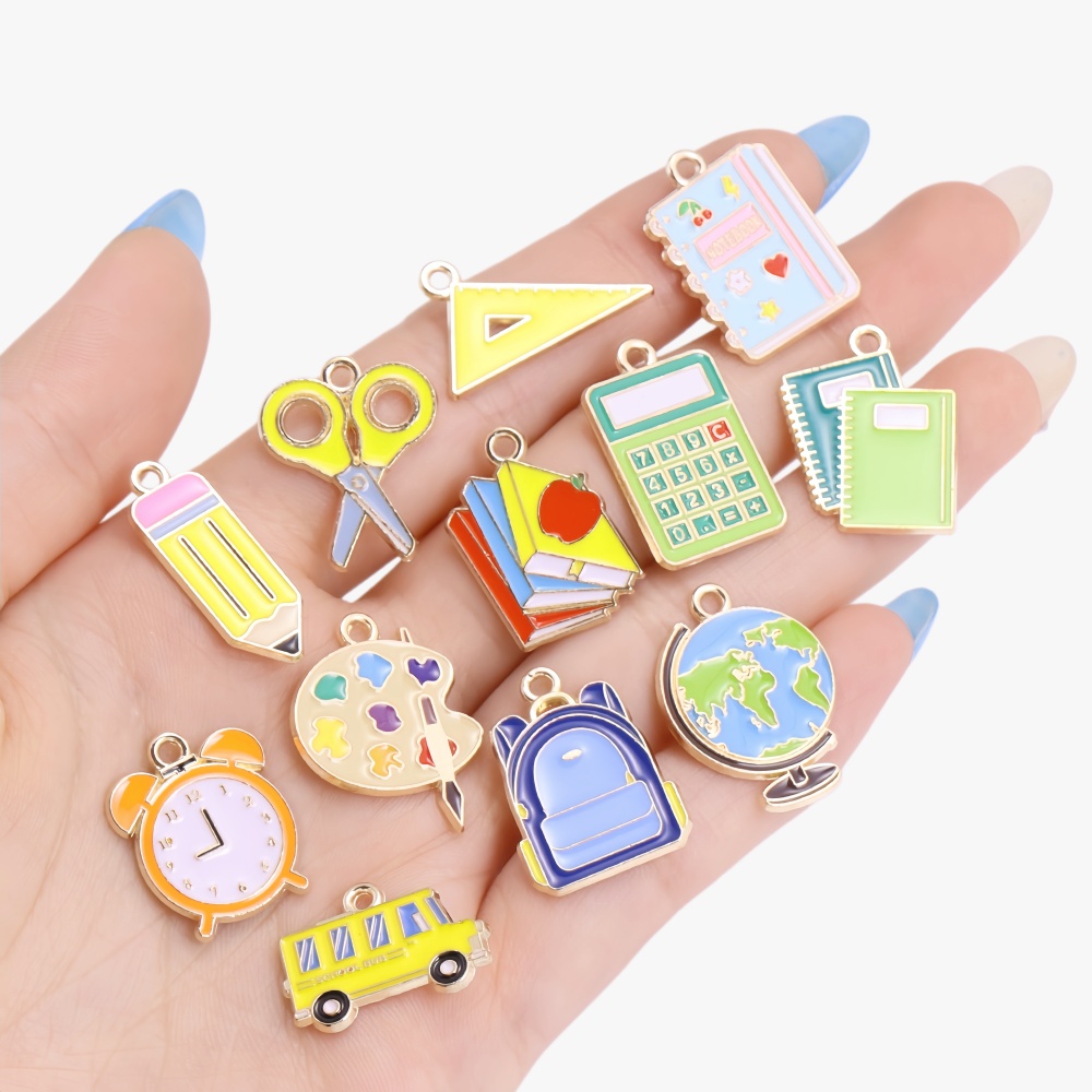 10Pcs Cute Book Pencil Ruler B - Jewelry Making Guide Book 评论和价格