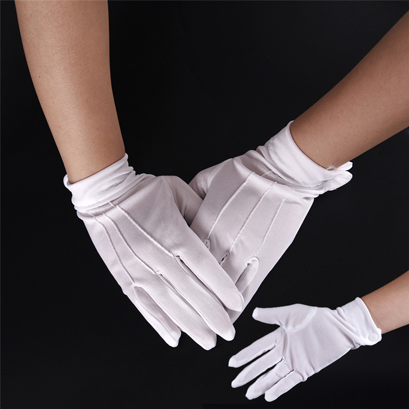 1Pair White Formal Gloves Men  - Jewelry Making Gloves 评论和价格