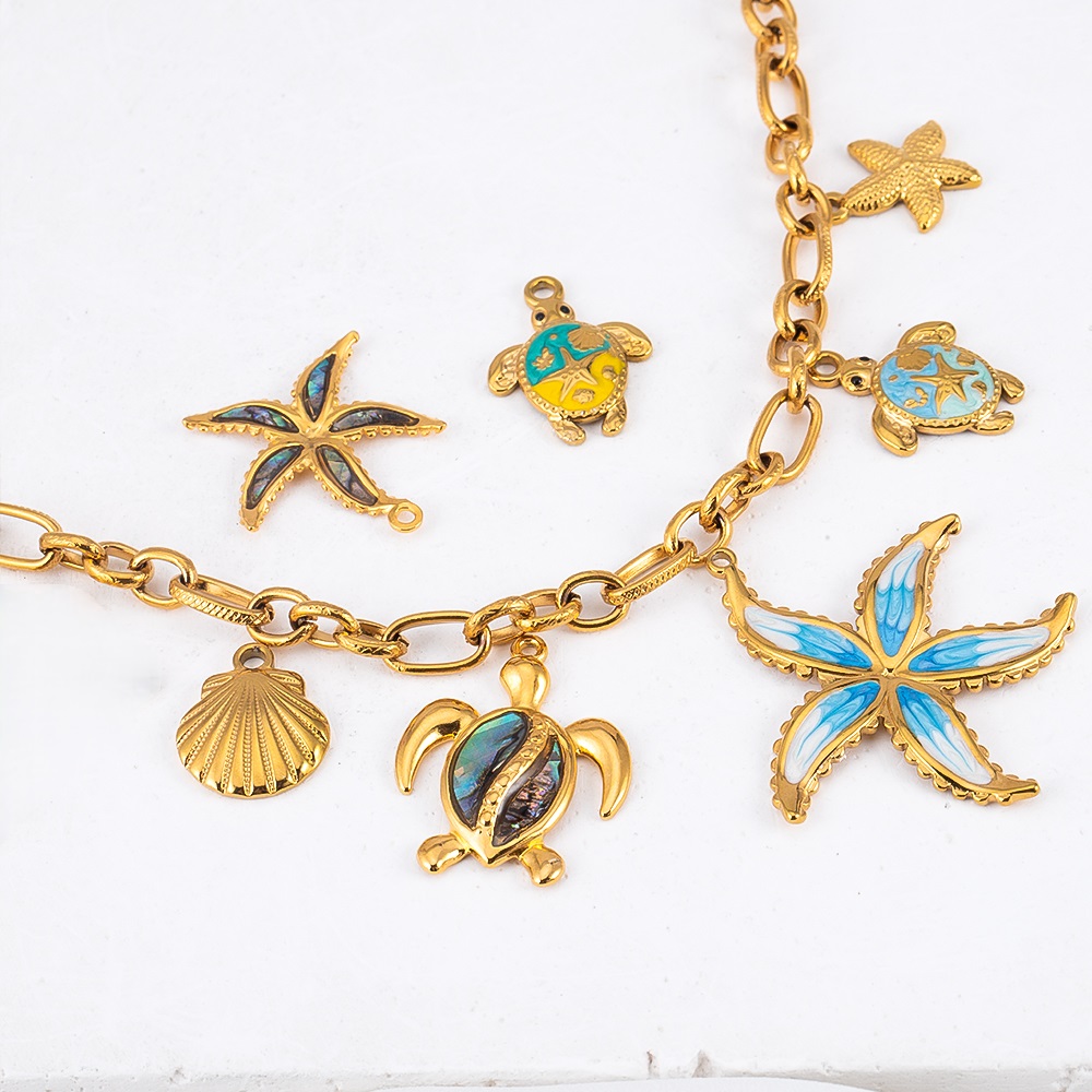 2pcs Stainless Steel Light Blu - Jewelry Making Light 评论和价格