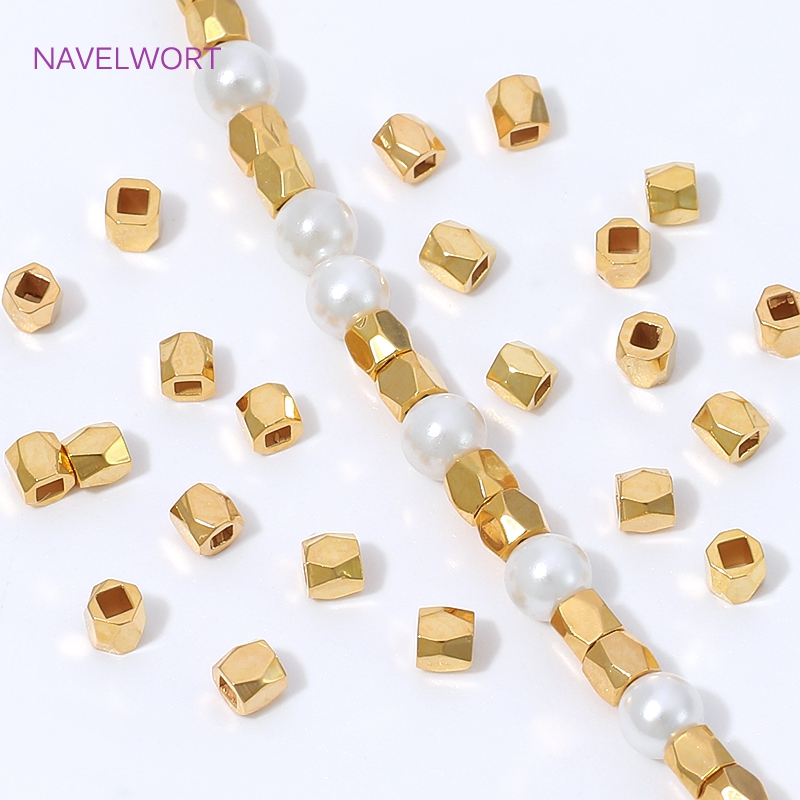 18K Gold Plated Rhombus Cut Sp - Jewelry Making Items 评论和价格