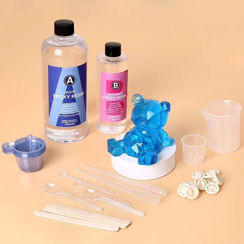 Epoxy Resin Kit Crystal Clear  - Jewelry Making Gloves 评论和价格