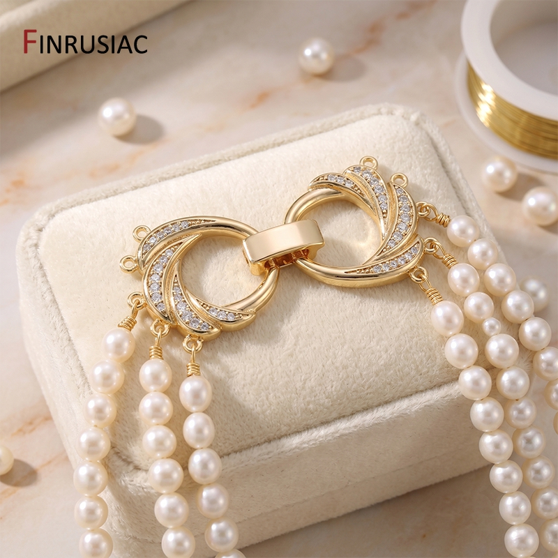 14K Gold Plated Brass With Zir - Jewelry Making Items 评论和价格