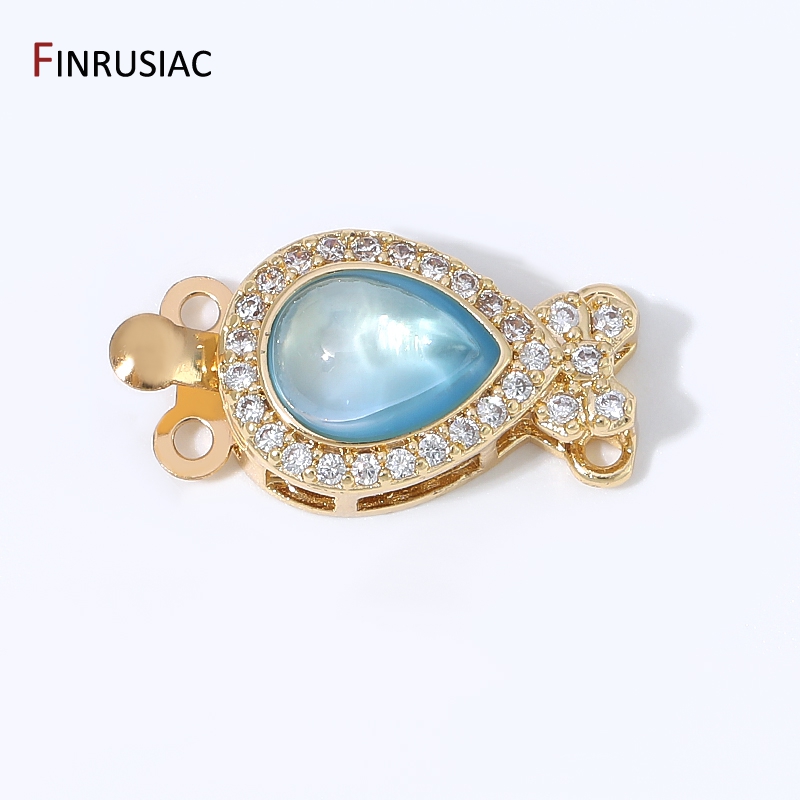 18K Gold Plated Brass Pear Opa - Jewelry Making Items 评论和价格