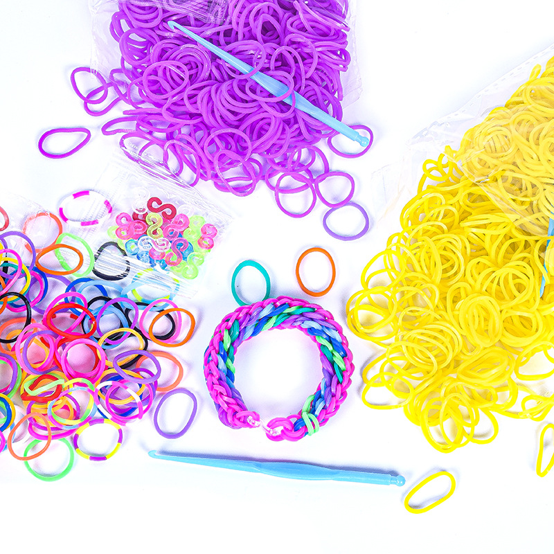 600 pieces Colorful Rubber Ban - Jewelry Making Hand Tools 评论和价格