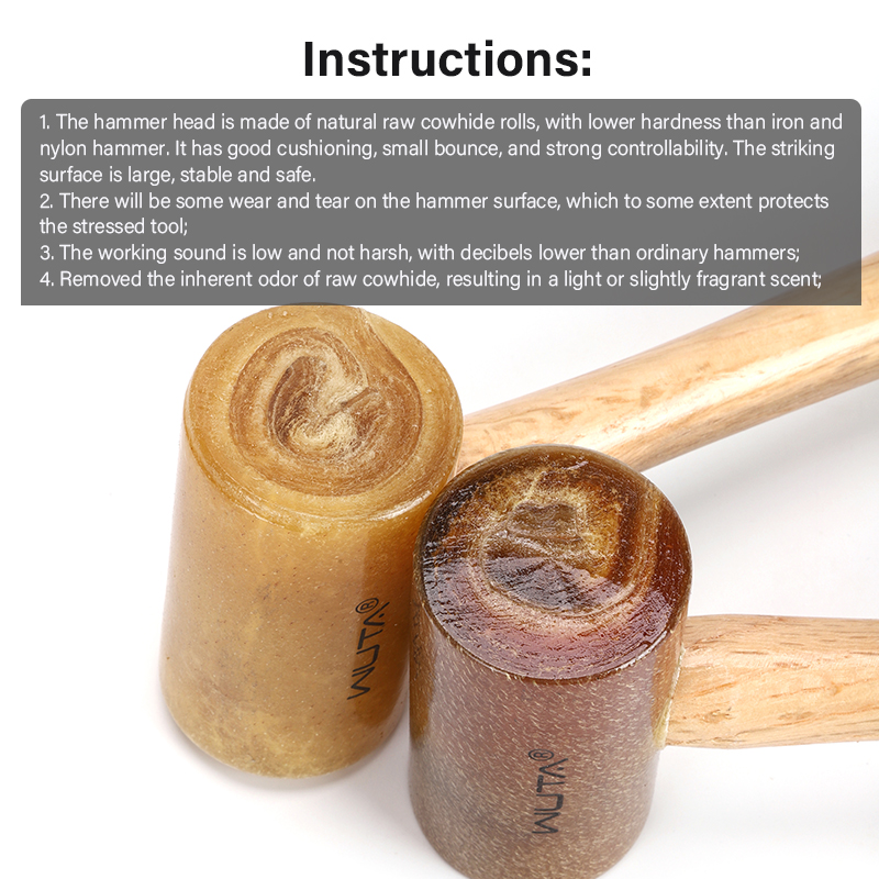 WUTA 100% Rawhide-head Mallet  - Jewelry Making Hammer 评论和价格