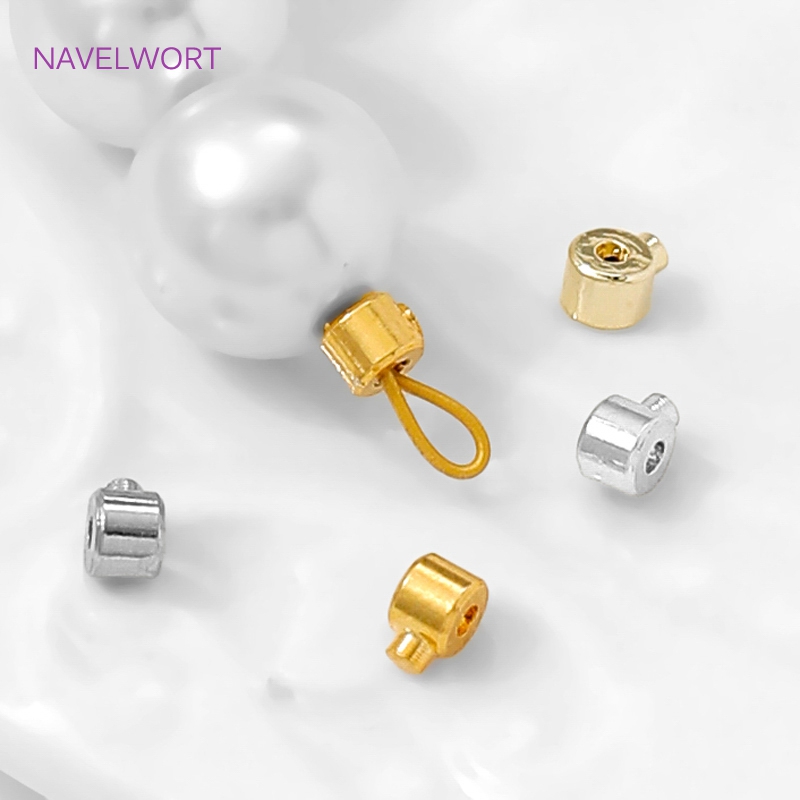 18K Gold Plated Round Crimp En - Jewelry Making Light 评论和价格
