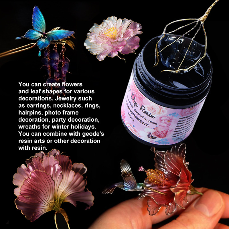 UV DIP Resin Glue UV Flower-Ma - Jewelry Making Light 评论和价格