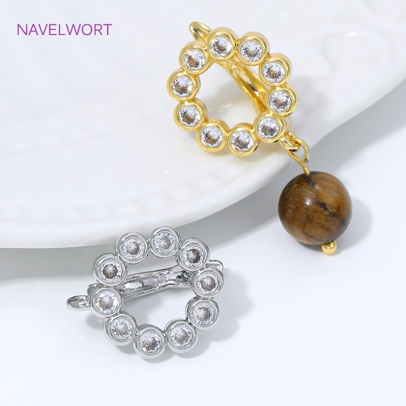 18K Gold Plated Fan Shape Flow - Jewelry Making Items 评论和价格