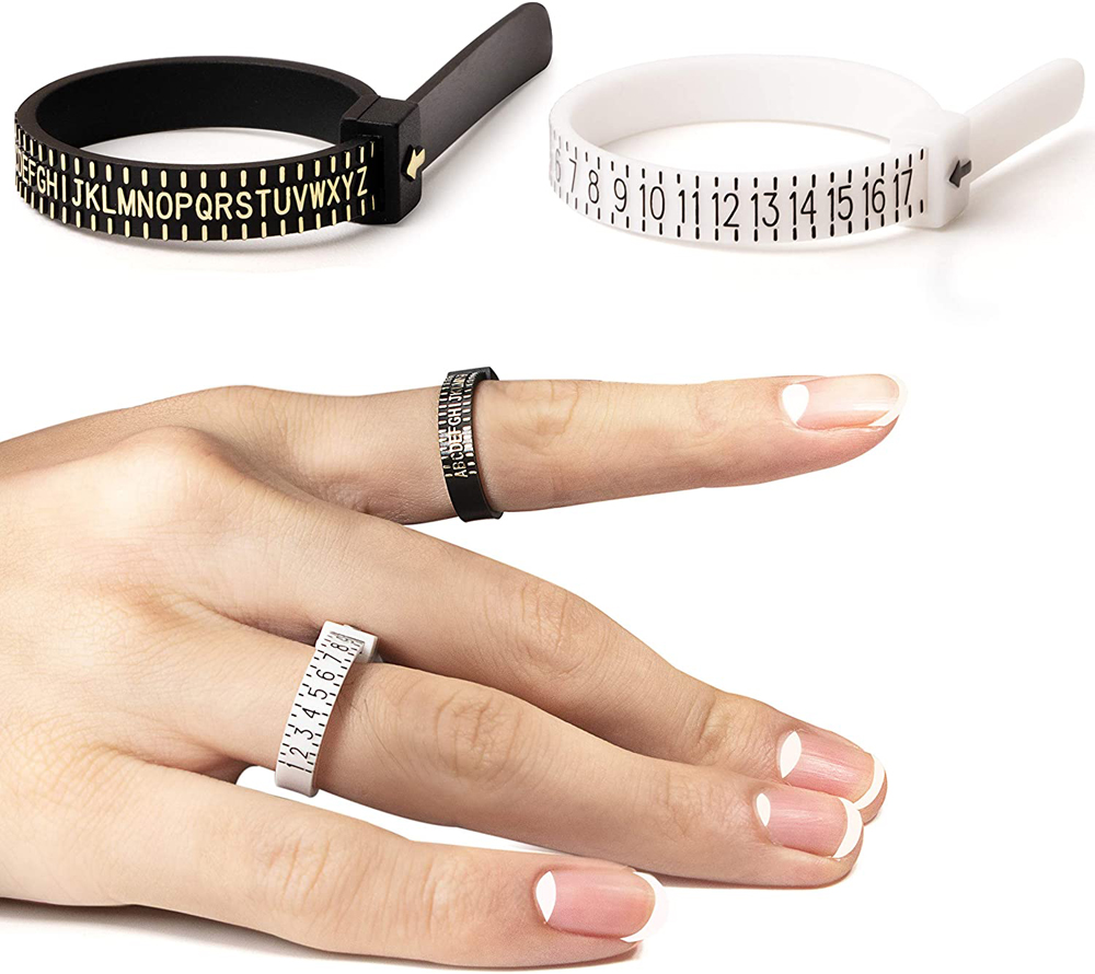 US/UK/EU/HK/JP Ring Sizer Fing - Jewelry Making Uk 评论和价格