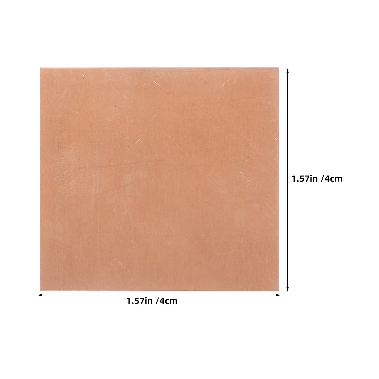 4Pcs Copper Craft Plates Pure  - Jewelry Making Tools 评论和价格