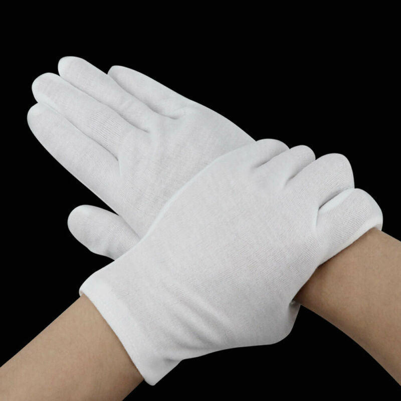 24PCS White Gloves 12 Pairs So - Jewelry Making Gloves 评论和价格