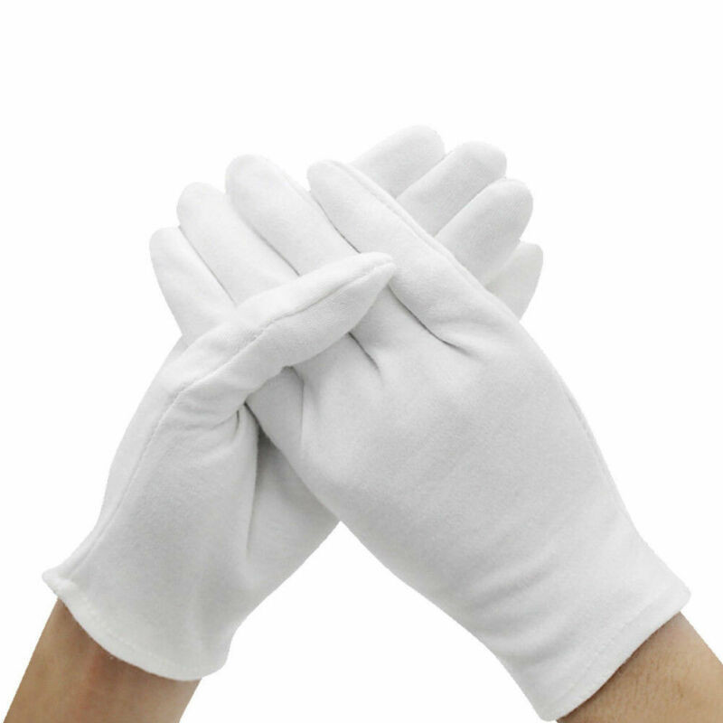 24PCS White Gloves 12 Pairs So - Jewelry Making Gloves 评论和价格