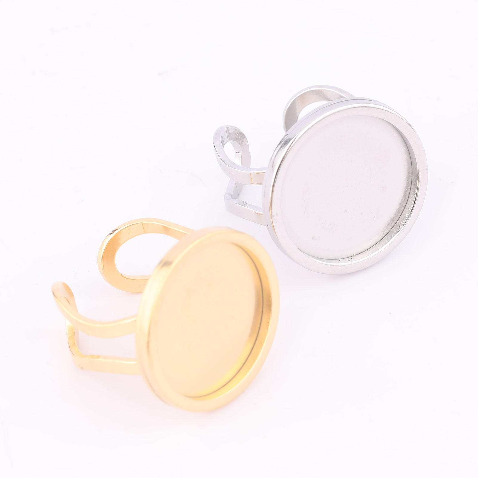 5pcs 18mm Round Cabochon Ring  - Jewelry Making Tutorials 评论和价格